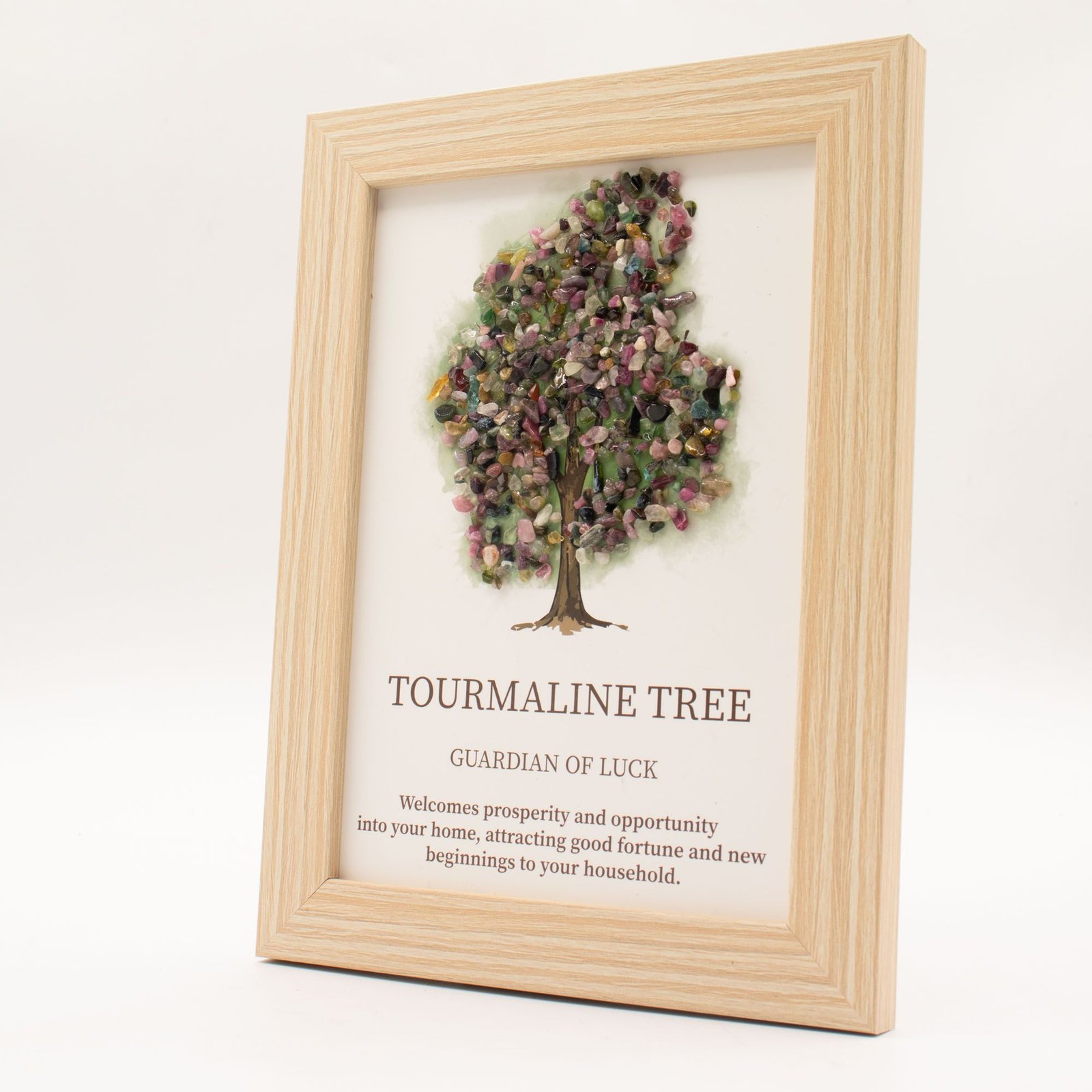 Gemstone Picture - Tree of Life - Toruraline (20x14.7x1cm) - Image 3