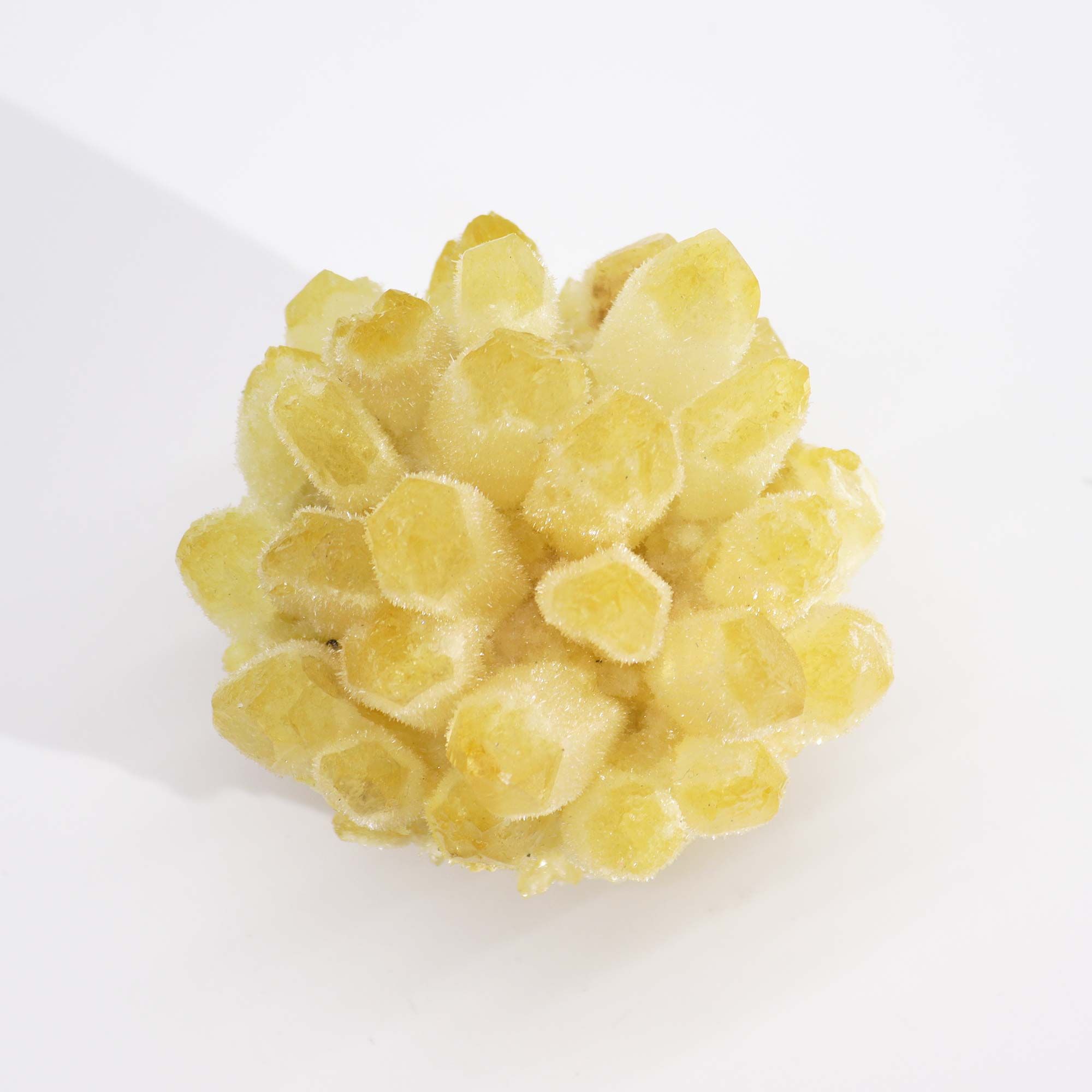 Natural Quartz Cluster - Yellow Ghost Quartz - Image 2
