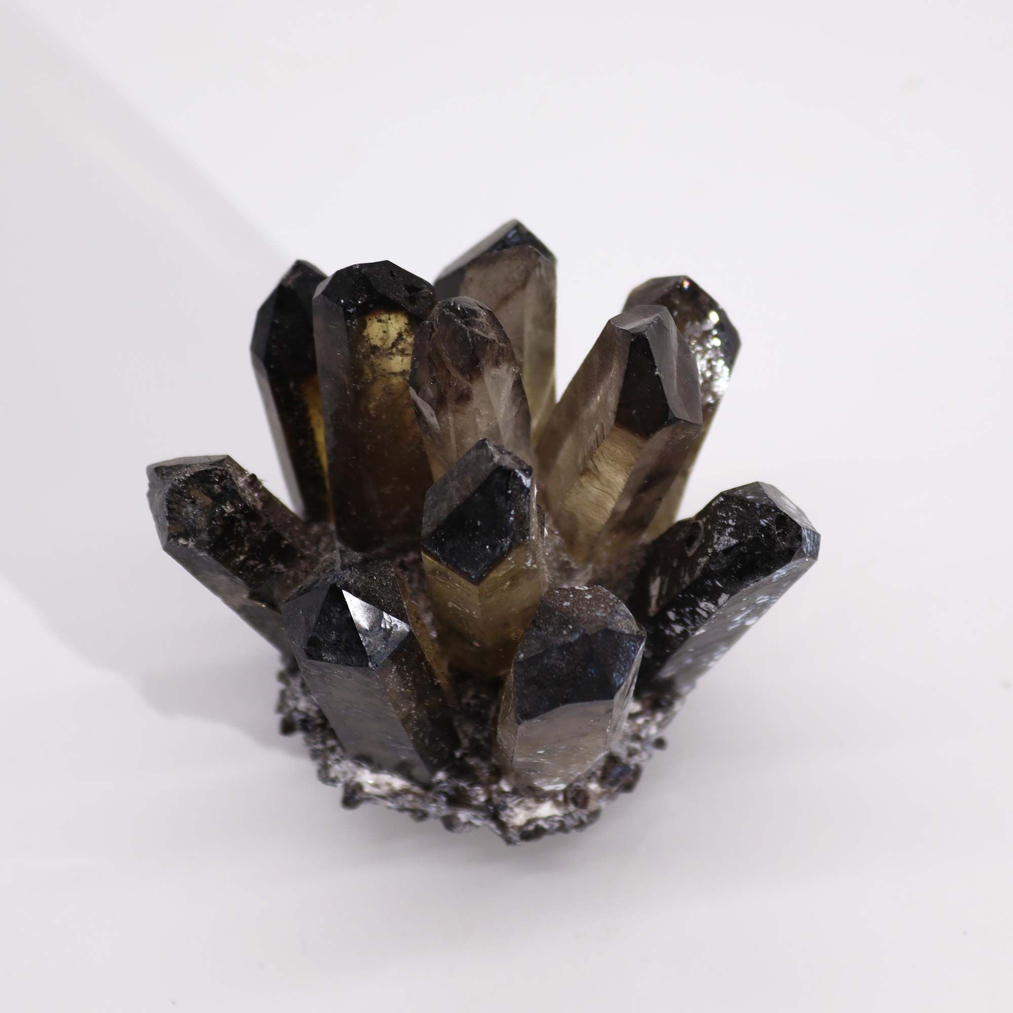 Crafted Quartz Cluster - Smoky Ghost Quartz - Image 2